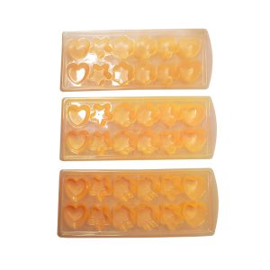 Formas de silicona para moldes de chocolates y caramelos de diversos diseños.