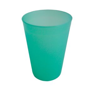 Alt: Vaso de espuma de colores para moldes y decoración industrial.