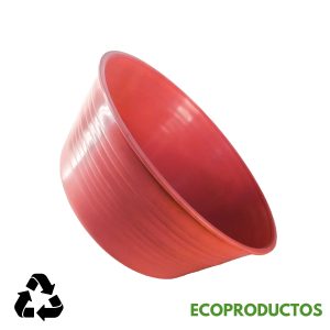 Vaso de plástico ecológico y reutilizable, ideal para alimentos y bebidas.