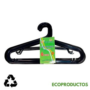 Gancho mega de plástico Molderama para colgar ropas y prendas.