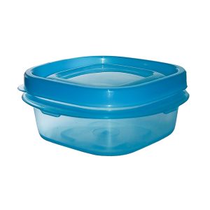 Fondo de imagen de recipiente de almacenamiento de plástico blando y resistente, ideal para alimentos.