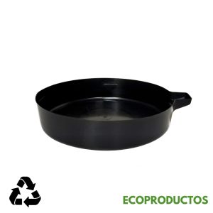 Sartén de molde de plástico negro para cocina, resistente y duradera, ideal para chefs profesionales y cocinas domésticas.