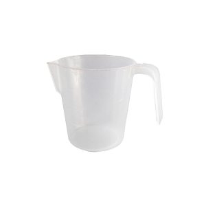 Vaso medidor de plástico para cocina y repostería, capacidad de 200 ml.